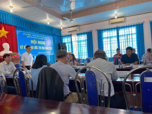 Tham gia Hội nghị ký kết giao ước thi đua Khối đơn vị sự nghiệp xã hội năm 2021