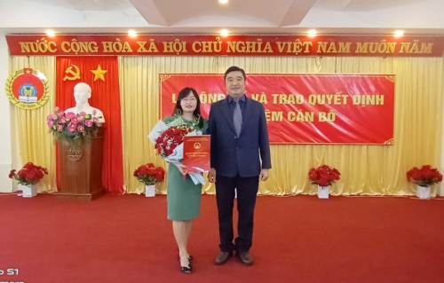 Trao Quyết định bổ nhiệm Lãnh đạo Trung tâm Điều dưỡng và Chăm sóc Người có công – Công tác xã hội tỉnh Khánh Hòa